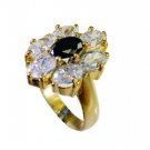Riyo  Cz Wholesale Gold Plated Engagement Ring Sz 7 Gprmucz7-116050
