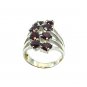 Riyo Red Garnet 925 Solid Sterling Silver Sophisticated Ring Srgar90-26253