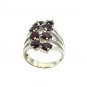 Riyo Red Garnet 925 Solid Sterling Silver Sophisticated Ring Srgar90-26253
