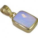 Riyo Purple Gold Plated Fire Opal CZ Pendant prettyish unique handmade jewelry d
