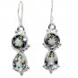 Riyo Green Amethyst Silver Jewelry Bridal Earrings L 1.5in Segam-28002