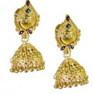 Riyo Plain Gold Plated Plain Earring glorious handmade one of a kind jewelry GPE