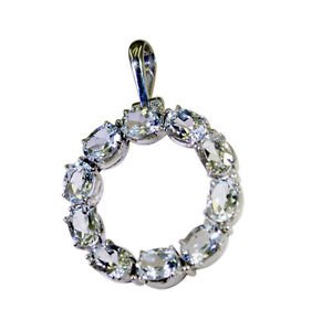 Riyo A White Topaz 925 Solid Sterling Silver Easy To Maintain Pendant L 1.5in Sp