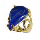 Riyo Lapis Lazuli 18.Kt Gold Platings Birthstones Ring Sz 5 Gprlla5-44047