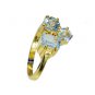 Riyo Blue Topaz Cz Gold Plated Wholesale Beautiful Ring Sz 8 Gprbtcz8-92076
