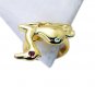 Riyo Gemstone 18kt Gold Plated Camel Ring Gprcam60-150001