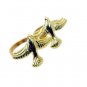 Riyo Gemstone 18kt Gold Plated Camel Ring Gprcam60-150001