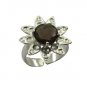 Riyo Gemstone Alloy Silver Hand Hammered Ring Aspr90-0011