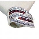 Riyo Garnet Contemporary  Ring Sz 7 Srgar7-26152