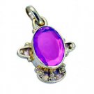 Riyogems Dichroic Glass 18kt Y.G. Plated Holiday Pendants L 1.2in Gppdgl-22052