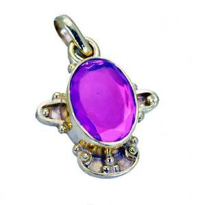 Riyogems Dichroic Glass 18kt Y.G. Plated Holiday Pendants L 1.2in Gppdgl-22052