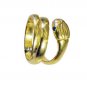 Riyo   Gemstone  18kt Gold Plated Snake Ring Gprsna70-290005