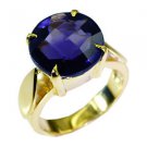 Riyo Amethyst Cz 18k Gold Plating Regards Ring Jewelry Sz 8 Gpramcz8-88023