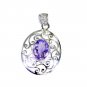Riyo Amethyst Silver Jewelry Home Sales Maze Pendant L 1.7in Spame-2100