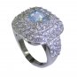 Riyo Blue Topaz High End Silver Jewelry Wholesale Silver Ring Sz 7 Srbto7-10020