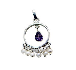 Riyo  Gemstone Silver Jewellery Websites Omega Pendants L 1.5in Spmul-52012