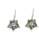 Riyo Peridot Real Silver Jewellery Earring Silver L 1.3in Seper-58055