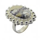 Riyo   Gemstone Alloy Silver Hand Finished Ring Aspr90-0007