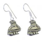 Riyo Plain Alloy plain Earring chocolate-box handmade ethnic jewelry FAE-0073