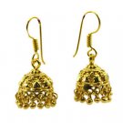 Riyogems A Plain Copper 18kt Gold Plated One Of A Kind Earring L 1.25in Gpejhu-1