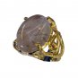 Riyo Rutilated Quartz 18-Kt Gold Platings Toe Ring Jewelry Sz 4 Gprruq4-70017