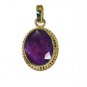 Riyogems Indi Ruby Gold Plate Manufacturer Statement Pendant L 1.5in Gppiru-3403