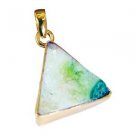 Riyogems Druzy Drusy 18kt Gold Plating Engagement Pendants L 1.3in Gppdru-24005