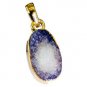 Riyogems Druzy Drusy Copper Gold Plated Double Strand Pendants L 1.2in Gppdru-24