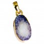 Riyogems Druzy Drusy Copper Gold Plated Double Strand Pendants L 1.2in Gppdru-24