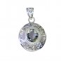 Riyo Green Amethyst Contemporary Clover Pendants L 1.2in Spgam-28025