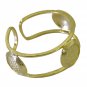 Riyo A Plain 18kt Gold Plated Snag Free Bangle W 1in Gppban-120014