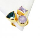 Riyo  Emerald 18 Ct Ygold Plating Engagement Ring Sz 9 Gprmul9-53033