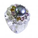 Riyo Tourmaline Contemporary Finger Armor Ring Sz 7 Srtou7-84103