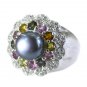 Riyo Tourmaline Contemporary Finger Armor Ring Sz 7 Srtou7-84103