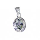 Riyo Green Amethyst Contemporary Designer Lion Pendants L 1.5in Spgam-28021
