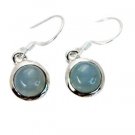 Riyo Blue Chalcedony Online Silver Jewelry Silver Earring Designs L 0.7in Sebch-
