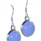 Riyo Blue 925 sterling silver Blue Chalcedany Earring engaging jewelry gemstone