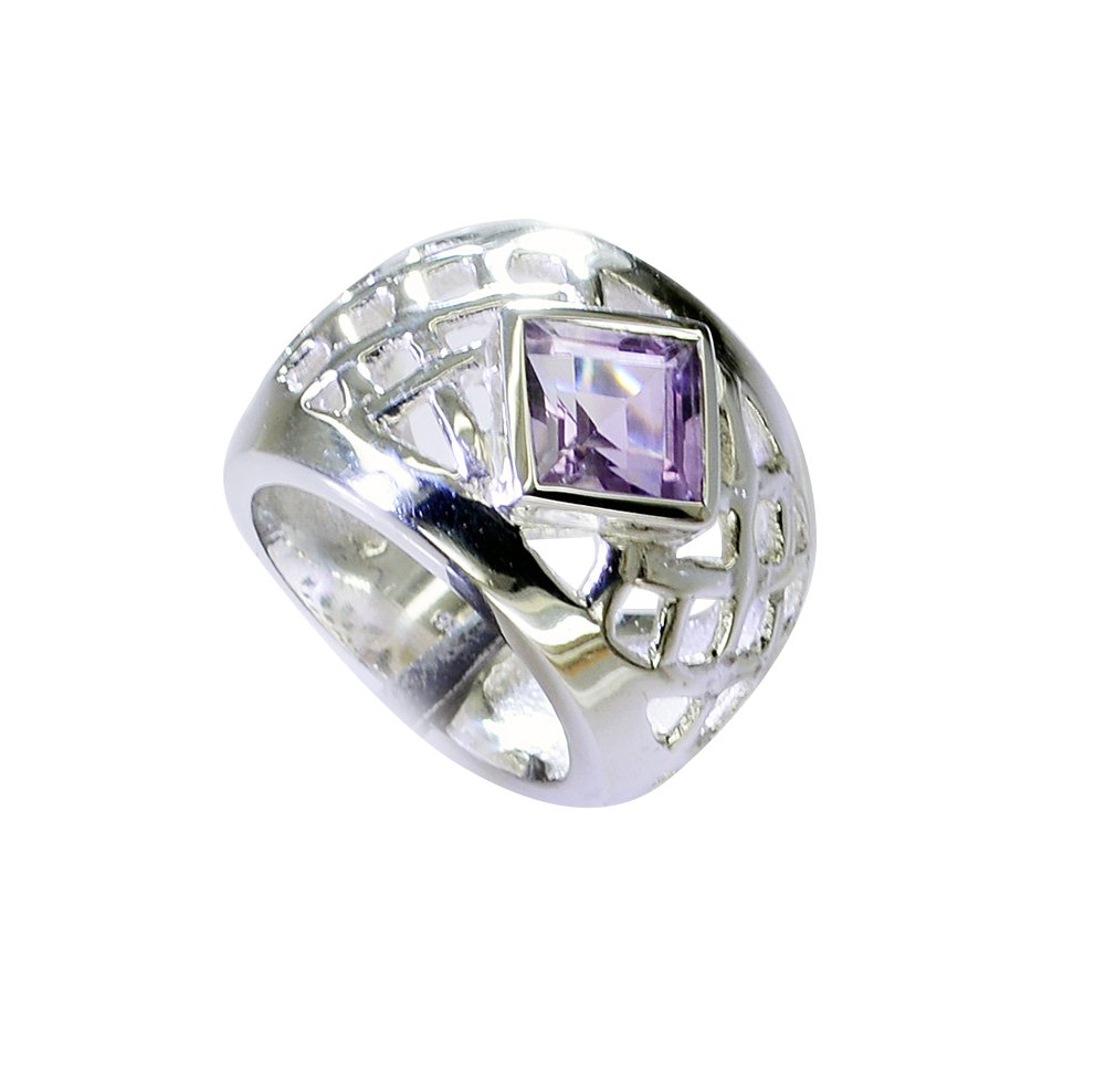Riyo Amethyst Silver Jewelry Wholesale  Ring Sz 7 Srame7-2157