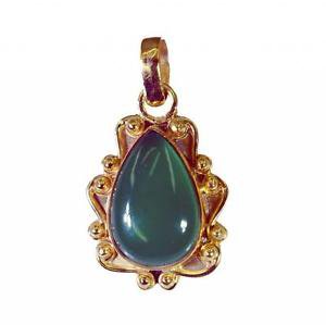 Riyogems Green Onyx Cheap Gold Plated Key Pendant L 1.2in Gppgon-30047