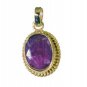 Riyogems Indi Ruby Wholesale Gold Plated Key Pendants L 1.5in Gppiru-34042
