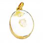 Riyogems Shell Pearl 18 Kt Y.G. Plated Daisy Duck Pendants L 1.5in Gppshe-72007
