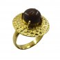 Riyo Jasper 18kt Gold Plated Gunmetal Ring Gprjas80-40016