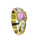 Riyo  Cz Gold Plate  Thumb Ring Sz 7 Gprmucz7-116061