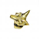 Riyo A Plain  18kt Gold Plated Fox Ring Gprfox60-210001