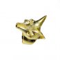 Riyo A Plain  18kt Gold Plated Fox Ring Gprfox60-210001