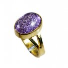 Riyo Sunstone  Gold Plated Thumb Ring Sz 6.5 Gprsun6.5-78033