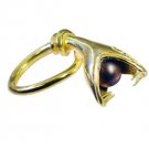 Riyo   Gemstone  18kt Gold Plated Snake Ring Gprsna65-290004