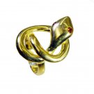 Riyo   Gemstone  18kt Gold Plated Snake Ring Gprsna75-290011