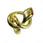 Riyo Gemstone 18kt Gold Plated Snake Ring Gprsna75-290011