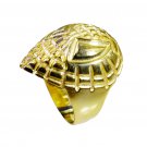 Riyo A Plain  18kt Gold Plated Spider Ring Gprspi70-300002